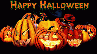 Dynie z napisem Happy Halloween